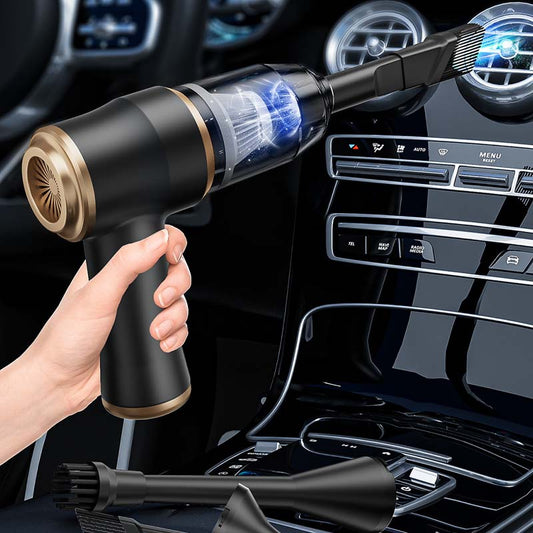 Multi-purpose cordless handheld vacuum cleaner for the car