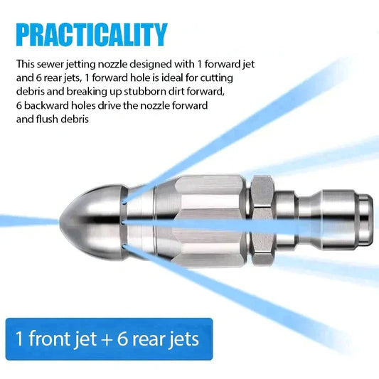 Powerful drain cleaner and clog remover