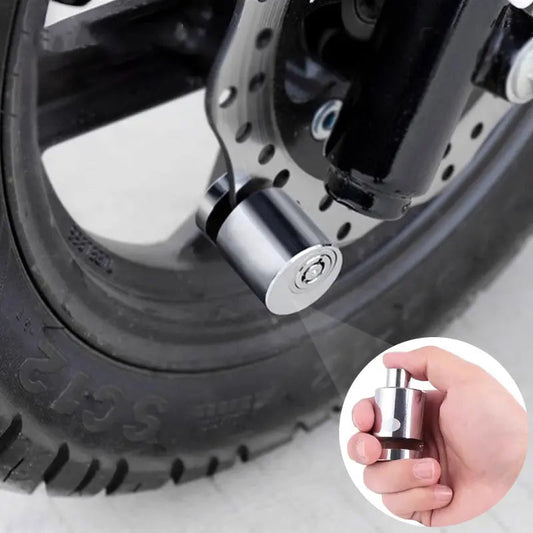 🛡️ Super B-grade disc lock for motorcycles and bicycles – push to lock, maximum theft protection in any weather! Ideal for commuters and outdoor activities.