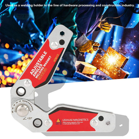 Adjustable multi-angle welding magnet clamping tool