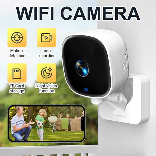 3-megapixel 2K window camera, 2.4 GHz and 5 GHz Wi-Fi indoor cameras, ChromaMax AI color night vision, person and motion detection, easy and quick installation