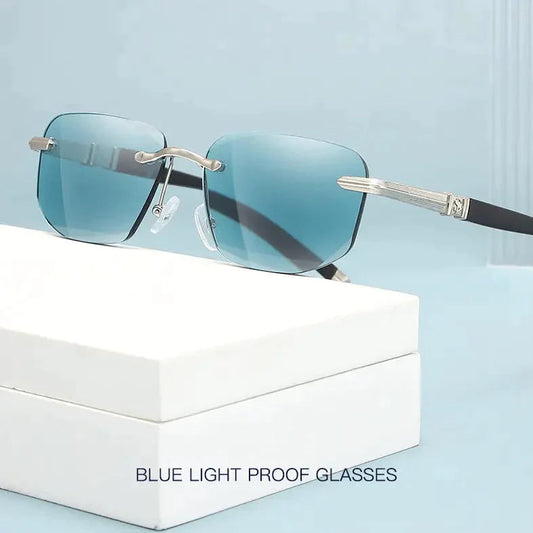 High hardness, anti-blue light reading glasses for near and far vision