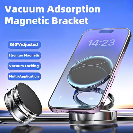 360° adjustable magnetic vacuum phone holder