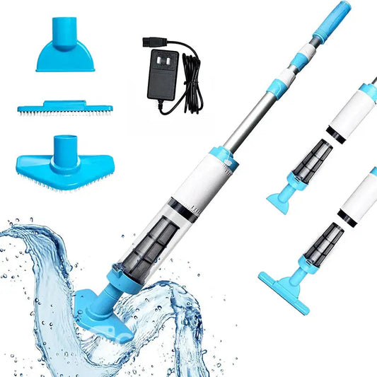 🎁UP TO 50% OFF⏳ 3-in-1 Cordless Rechargeable Pool Vacuum with High-Performance Motor