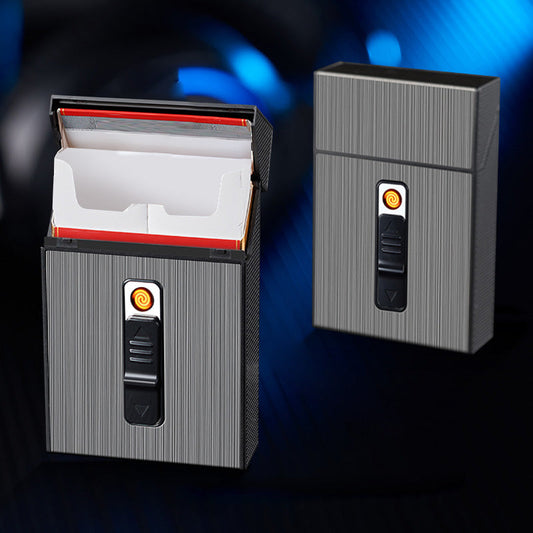 🔥🎁Hot Sale🎁50% Discount🔥Cigarette Case with Lighter