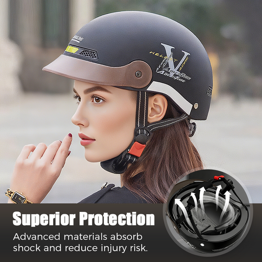 🛡️Breathable, lightweight and shock-resistant motorcycle helmet