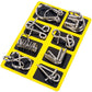 🧠Metall Puzzle Ring achtteilig blaue Version Denksportaufgaben🔗