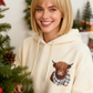 🎄🎅WEIHNACHTSANGEBOT 50 % RABATT!!🎁Süßes Highland Cow Sweatshirt mit Kapuze und kuscheligem Fleecefutter🦬