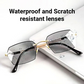 Blue light filter progressive reading glasses for distance and near vision 