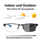 Blue light filter progressive reading glasses for distance and near vision 