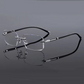 Blue light filter progressive reading glasses for distance and near vision 