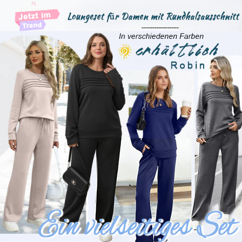 ⏳Limitiertes 50 % Rabatt⏰Loungeset für Damen (Top & Hose)👚👖