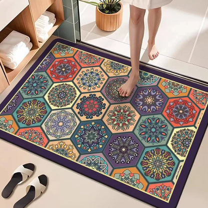 🎁2025 New upgrade💥Bohemian geometric doormat for the entrance area