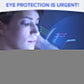Blue light filter progressive reading glasses for distance and near vision 