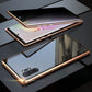 Anti-Peeping Magnetisches gehärtetes Glas doppelseitige Handyhülle für Samsung S25-21 Serie
