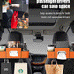 Car multifunctional storage compartment for the backrest