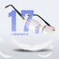 Blue light filter progressive reading glasses for distance and near vision 