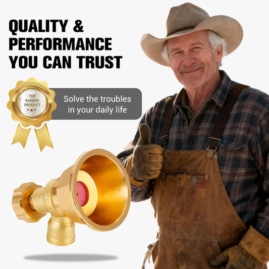 Verstellbare Messingdüse für landwirtschaftliche Sprühgeräte