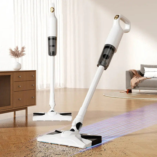 Luxcare 3-in-1 Kabelloser Handstaubsauger mit 6000Pa Starkem Saugen & Nasswischfunktion | 2000mAh Akku, 30 Min. Laufzeit | HEPA-Filter für Allergiker | Ideal für Auto, Teppich & Hartböden | Jetzt 50% Rabatt + Gratis Versand