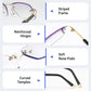 Blue light filter progressive reading glasses for distance and near vision 