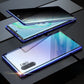 Anti-Peeping Magnetisches gehärtetes Glas doppelseitige Handyhülle für Samsung S25-21 Serie
