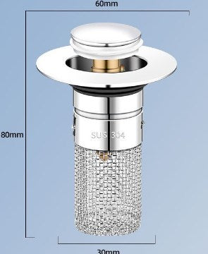 💥Universal Pop-up Sink Drain Filter