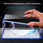 Anti-Peeping Magnetisches gehärtetes Glas doppelseitige Handyhülle für Samsung S25-21 Serie