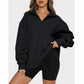 💥Women's Half Zip Pullover Long Sleeve Sweatshirts