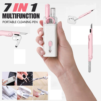 ✨ 7-in-1 multifunktionaler tragbarer Reinigungsstift – Das ultimative Gadget für makellose Bildschirme, Tastaturen und mehr! 📱💻⌨️