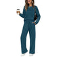 ⏳Limitiertes 50 % Rabatt⏰Loungeset für Damen (Top & Hose)👚👖