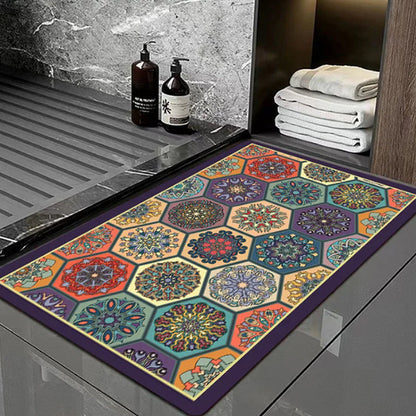 🎁2025 New upgrade💥Bohemian geometric doormat for the entrance area