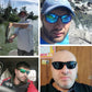 Draussen-Sportsonnenbrille mit polarisierten, blendfreien Gläsern für Herren