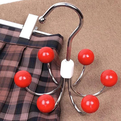 360° Rotatable Multifunctional Storage Hanger with 6 Hooks