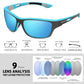 Draussen-Sportsonnenbrille mit polarisierten, blendfreien Gläsern für Herren