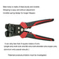 💕 Professional wire stripper – automatic adjustment to different diameters, precise cutting without damaging the conductors 🛠️⚡