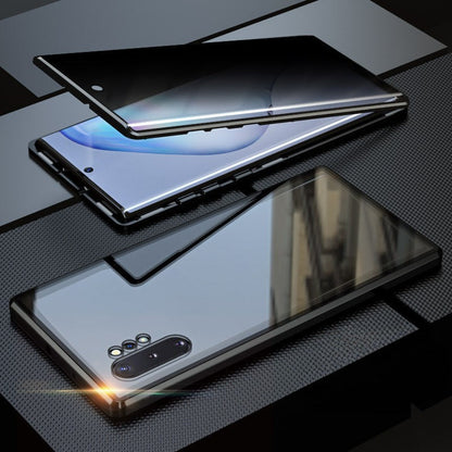 Anti-Peeping Magnetisches gehärtetes Glas doppelseitige Handyhülle für Samsung S25-21 Serie