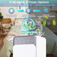 Ntelligent Entfeuchter - 220V mit Mehrfarbigen LED-Lichtern & Auto-Timer - Niedrige Energie & leiser Betrieb - Ideal für Schlafzimmer und Keller