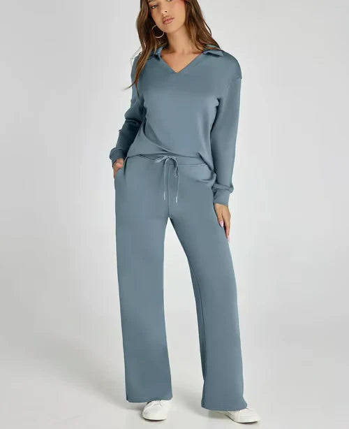 🔥Women's 2 Piece Sets Outfits Casual Long Sleeve Sweatsuits Sets