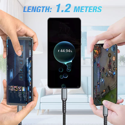 🔥🔥Buy 3 get 2 free 🔥 Transparent Luminous 3-in-1 Super Fast Charging Cable