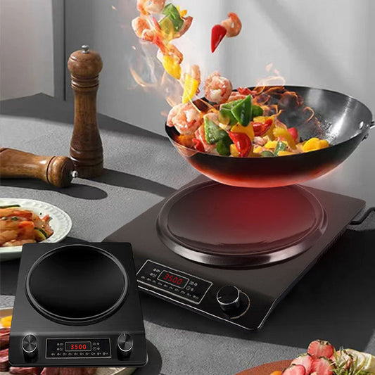 ⚡Zeitlich begrenztes Angebot von 50% - 3500 Watt Induktionskochfeld, 10 Temperaturstufen