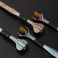 Multi-angle cleaning toothbrush with three heads