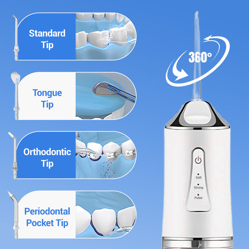 🎁New Year's Promotion🔥Portable Oral Irrigator Water Flosser