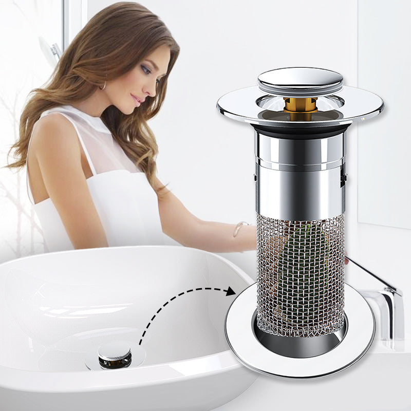 💥Universal Pop-up Sink Drain Filter