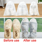 Reusable shoe storage bags with drawstring