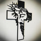 ✝️🕊️Jesus Kreuz Metallschild Christus Wanddekoration