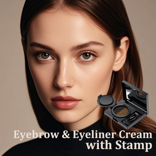 💥New Year Hot 50% OFF💥Eyebrow & Eyeliner Cream with Stamp