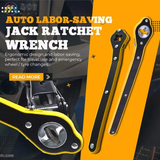 Labor-saving jack ratchet wrench