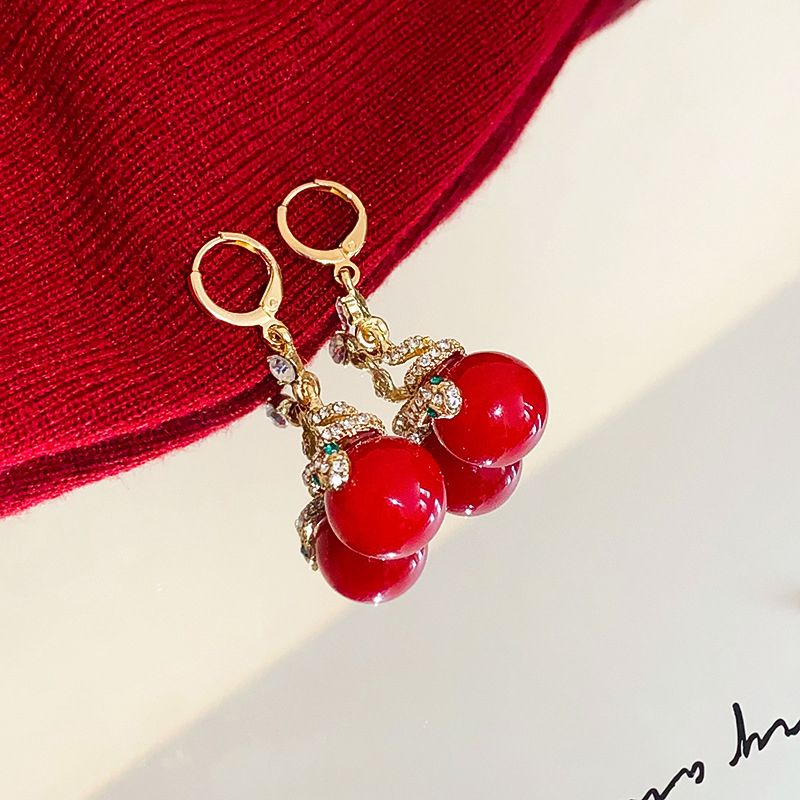 🐍Valentine's Day 49% OFF🎀Gold Plated Snake Pearl Earrings