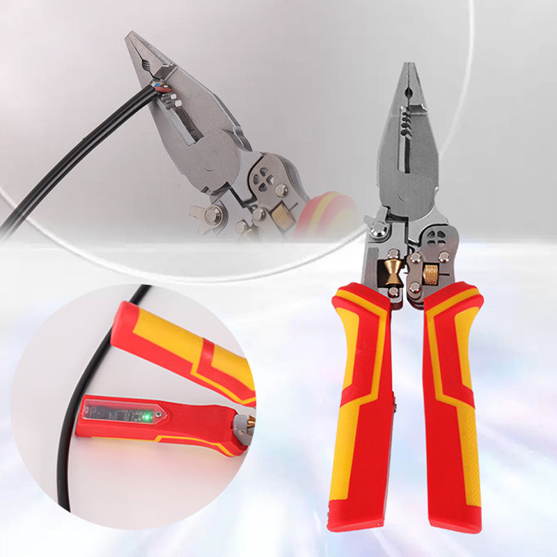 💥🧰Versatile Wire Stripping Pliers with Electricity Measurement