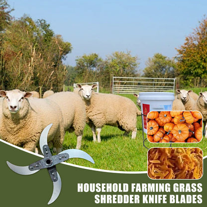 ⚙️ 50% RABATT! ✂️ Messerklingen für Haushalts-Grashäcksler – Robust, Langlebig & Einfach zu Wechseln 🌱